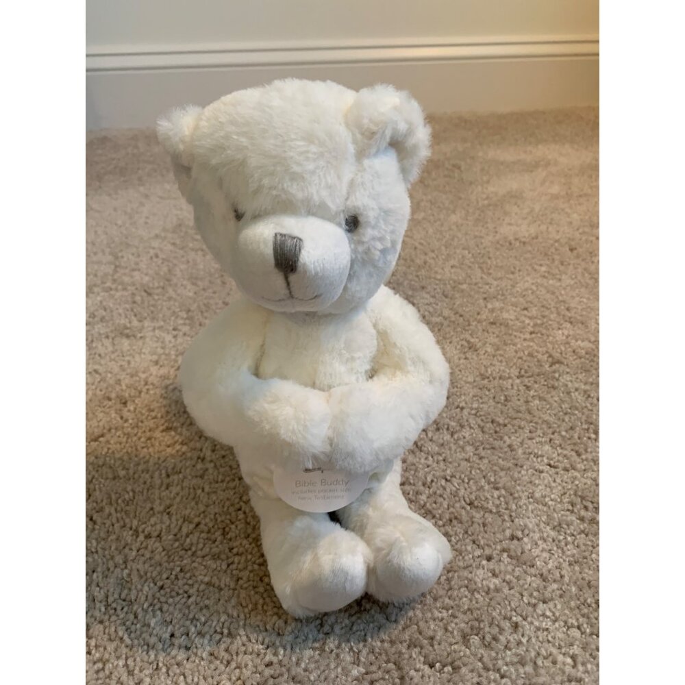 Mud Pie "Bible Buddy" Plush Angel Bear With Wings. Bible Not Included. Soft